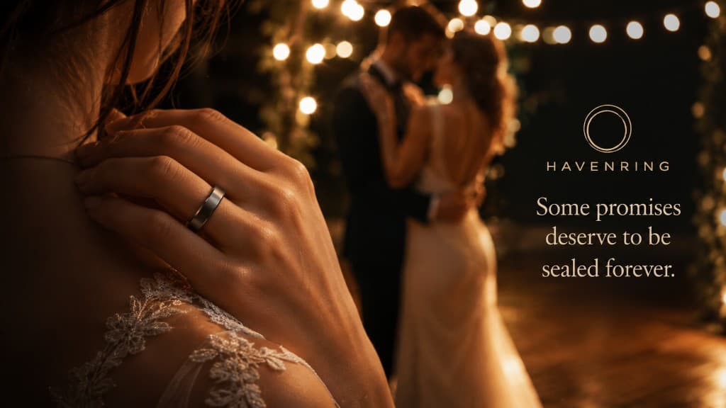 HavenRing — Some promises deserve to be sealed forever. Wedding moment with ritual ring.